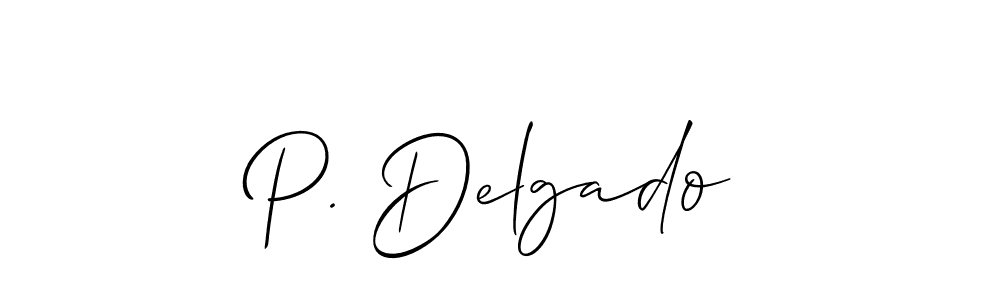 Check out images of Autograph of P. Delgado name. Actor P. Delgado Signature Style. Allison_Script is a professional sign style online. P. Delgado signature style 2 images and pictures png