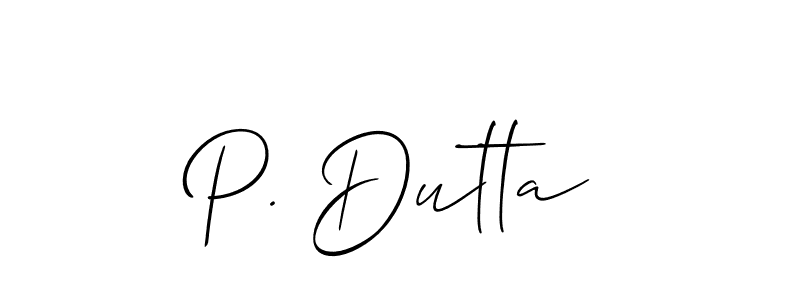 This is the best signature style for the P. Dutta name. Also you like these signature font (Allison_Script). Mix name signature. P. Dutta signature style 2 images and pictures png