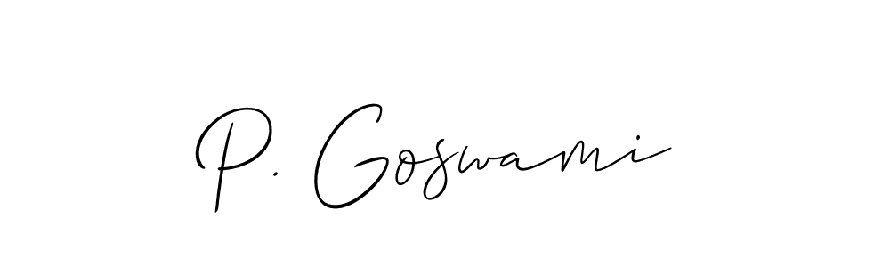 This is the best signature style for the P. Goswami name. Also you like these signature font (Allison_Script). Mix name signature. P. Goswami signature style 2 images and pictures png