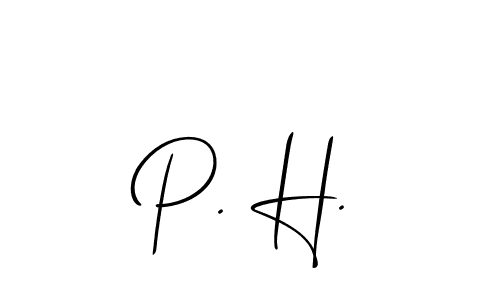 Also we have P. H. name is the best signature style. Create professional handwritten signature collection using Allison_Script autograph style. P. H. signature style 2 images and pictures png