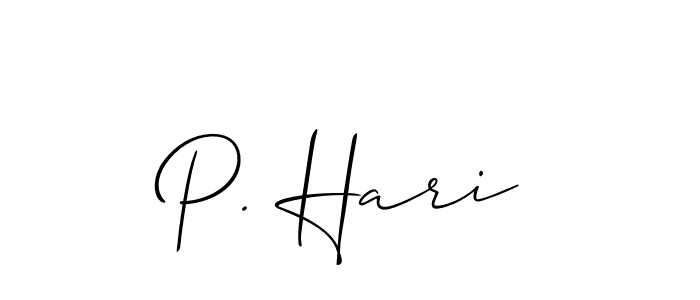 How to Draw P. Hari signature style? Allison_Script is a latest design signature styles for name P. Hari. P. Hari signature style 2 images and pictures png