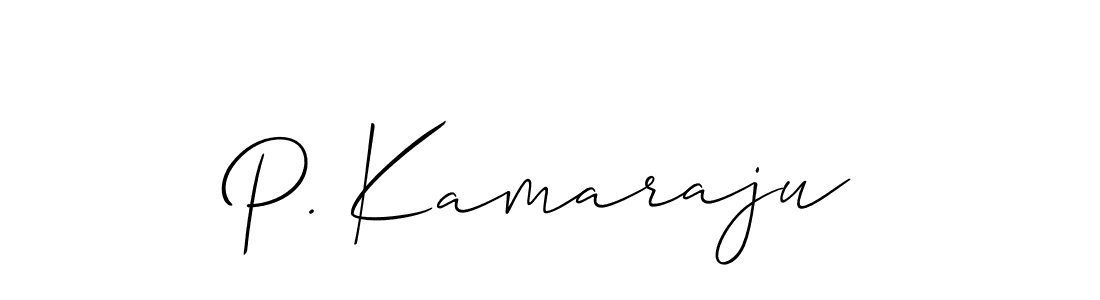 Make a beautiful signature design for name P. Kamaraju. Use this online signature maker to create a handwritten signature for free. P. Kamaraju signature style 2 images and pictures png