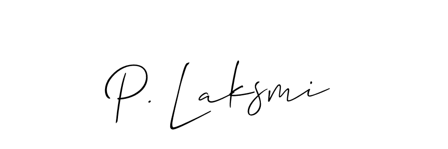 Once you've used our free online signature maker to create your best signature Allison_Script style, it's time to enjoy all of the benefits that P. Laksmi name signing documents. P. Laksmi signature style 2 images and pictures png