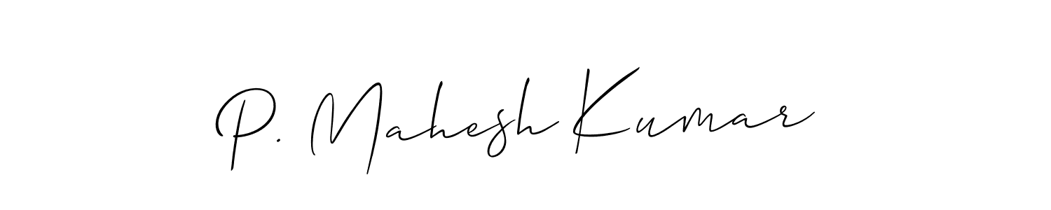 How to Draw P. Mahesh Kumar signature style? Allison_Script is a latest design signature styles for name P. Mahesh Kumar. P. Mahesh Kumar signature style 2 images and pictures png