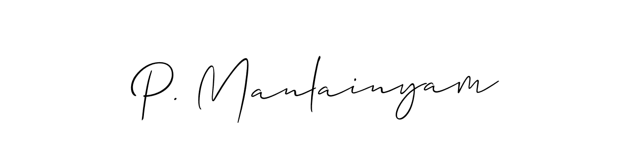 Make a beautiful signature design for name P. Manlainyam. Use this online signature maker to create a handwritten signature for free. P. Manlainyam signature style 2 images and pictures png