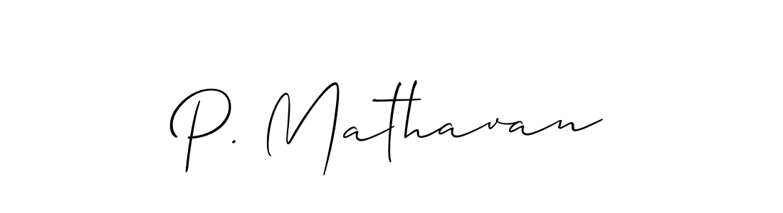 This is the best signature style for the P. Mathavan name. Also you like these signature font (Allison_Script). Mix name signature. P. Mathavan signature style 2 images and pictures png