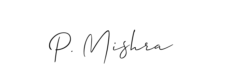 Also we have P. Mishra name is the best signature style. Create professional handwritten signature collection using Allison_Script autograph style. P. Mishra signature style 2 images and pictures png