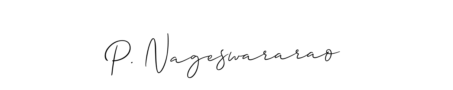 Once you've used our free online signature maker to create your best signature Allison_Script style, it's time to enjoy all of the benefits that P. Nageswararao name signing documents. P. Nageswararao signature style 2 images and pictures png