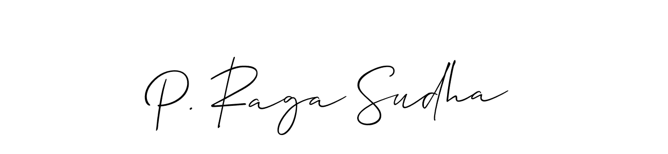 You can use this online signature creator to create a handwritten signature for the name P. Raga Sudha. This is the best online autograph maker. P. Raga Sudha signature style 2 images and pictures png