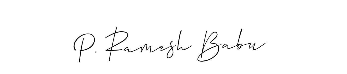 Make a beautiful signature design for name P. Ramesh Babu. Use this online signature maker to create a handwritten signature for free. P. Ramesh Babu signature style 2 images and pictures png