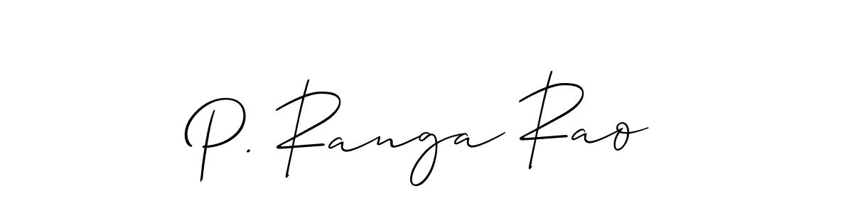 It looks lik you need a new signature style for name P. Ranga Rao. Design unique handwritten (Allison_Script) signature with our free signature maker in just a few clicks. P. Ranga Rao signature style 2 images and pictures png