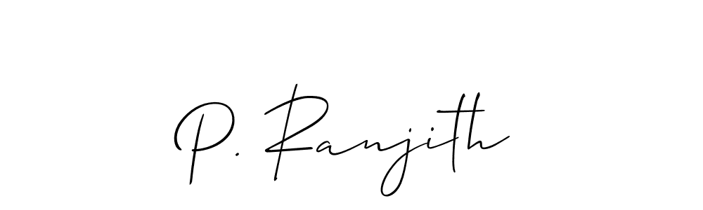 How to Draw P. Ranjith signature style? Allison_Script is a latest design signature styles for name P. Ranjith. P. Ranjith signature style 2 images and pictures png