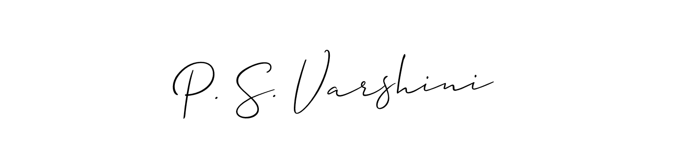 You can use this online signature creator to create a handwritten signature for the name P. S. Varshini. This is the best online autograph maker. P. S. Varshini signature style 2 images and pictures png