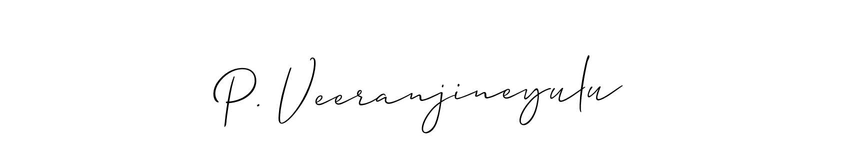You can use this online signature creator to create a handwritten signature for the name P. Veeranjineyulu. This is the best online autograph maker. P. Veeranjineyulu signature style 2 images and pictures png