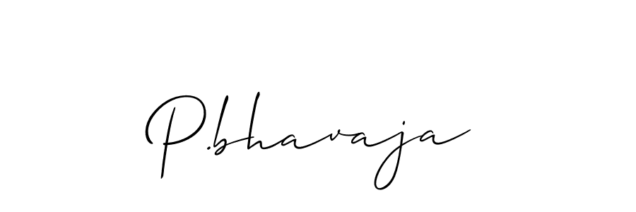 Make a short P.bhavaja signature style. Manage your documents anywhere anytime using Allison_Script. Create and add eSignatures, submit forms, share and send files easily. P.bhavaja signature style 2 images and pictures png