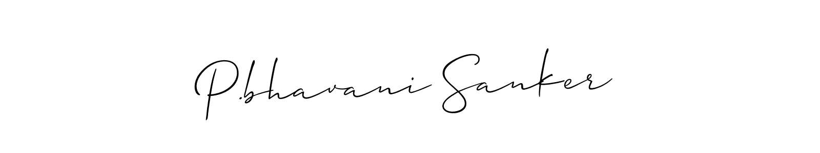 Once you've used our free online signature maker to create your best signature Allison_Script style, it's time to enjoy all of the benefits that P.bhavani Sanker name signing documents. P.bhavani Sanker signature style 2 images and pictures png