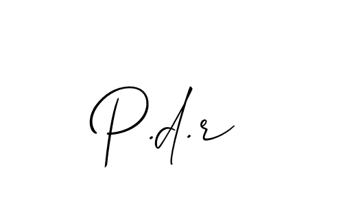 The best way (Allison_Script) to make a short signature is to pick only two or three words in your name. The name P.d.r include a total of six letters. For converting this name. P.d.r signature style 2 images and pictures png