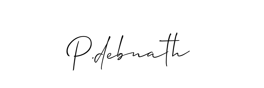 Here are the top 10 professional signature styles for the name P.debnath. These are the best autograph styles you can use for your name. P.debnath signature style 2 images and pictures png