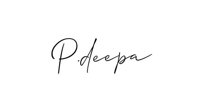 Here are the top 10 professional signature styles for the name P.deepa. These are the best autograph styles you can use for your name. P.deepa signature style 2 images and pictures png