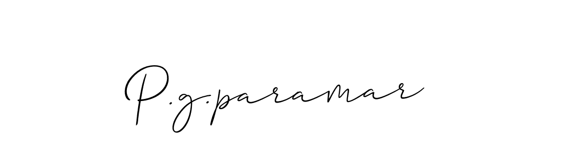 Similarly Allison_Script is the best handwritten signature design. Signature creator online .You can use it as an online autograph creator for name P.g.paramar. P.g.paramar signature style 2 images and pictures png