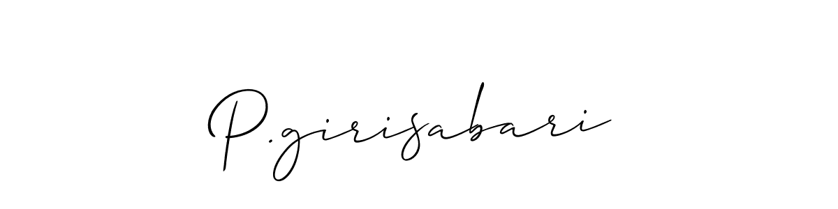 Check out images of Autograph of P.girisabari name. Actor P.girisabari Signature Style. Allison_Script is a professional sign style online. P.girisabari signature style 2 images and pictures png