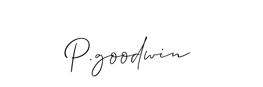 Make a beautiful signature design for name P.goodwin. Use this online signature maker to create a handwritten signature for free. P.goodwin signature style 2 images and pictures png