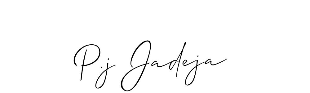 Make a short P.j Jadeja signature style. Manage your documents anywhere anytime using Allison_Script. Create and add eSignatures, submit forms, share and send files easily. P.j Jadeja signature style 2 images and pictures png