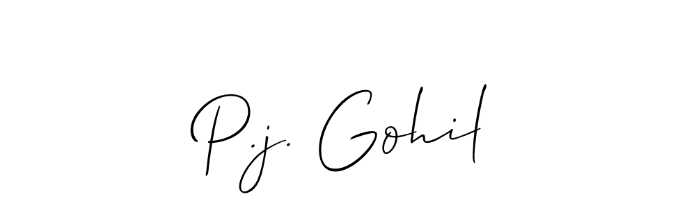 You can use this online signature creator to create a handwritten signature for the name P.j. Gohil. This is the best online autograph maker. P.j. Gohil signature style 2 images and pictures png