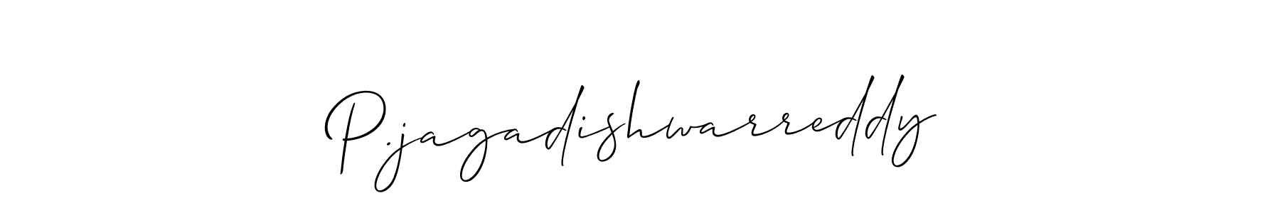 Once you've used our free online signature maker to create your best signature Allison_Script style, it's time to enjoy all of the benefits that P.jagadishwarreddy name signing documents. P.jagadishwarreddy signature style 2 images and pictures png