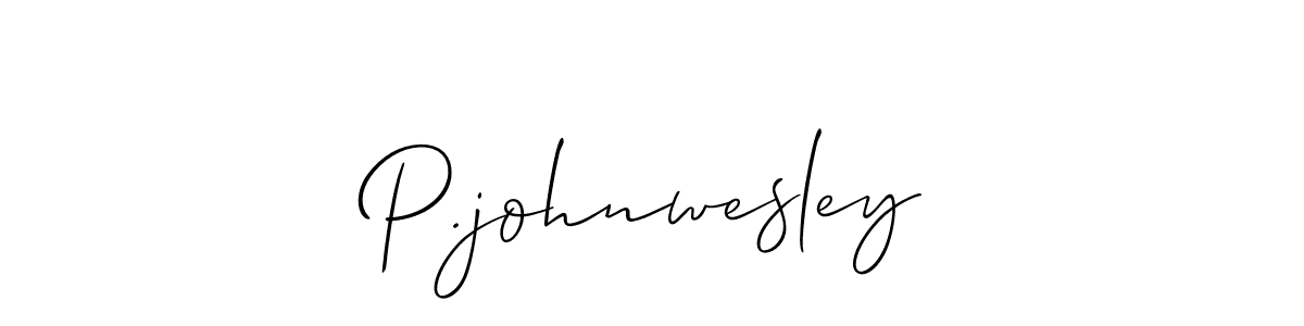 Similarly Allison_Script is the best handwritten signature design. Signature creator online .You can use it as an online autograph creator for name P.johnwesley. P.johnwesley signature style 2 images and pictures png