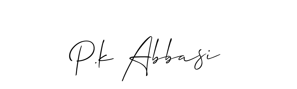 Best and Professional Signature Style for P.k Abbasi. Allison_Script Best Signature Style Collection. P.k Abbasi signature style 2 images and pictures png