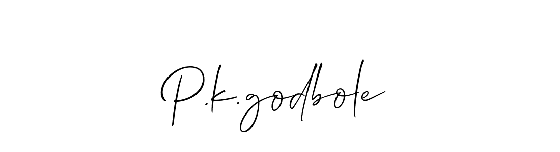 How to make P.k.godbole name signature. Use Allison_Script style for creating short signs online. This is the latest handwritten sign. P.k.godbole signature style 2 images and pictures png