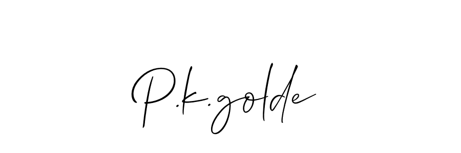 P.k.golde stylish signature style. Best Handwritten Sign (Allison_Script) for my name. Handwritten Signature Collection Ideas for my name P.k.golde. P.k.golde signature style 2 images and pictures png