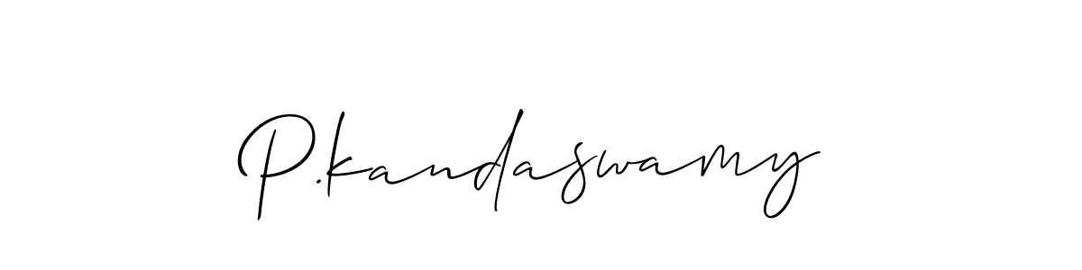 How to Draw P.kandaswamy signature style? Allison_Script is a latest design signature styles for name P.kandaswamy. P.kandaswamy signature style 2 images and pictures png