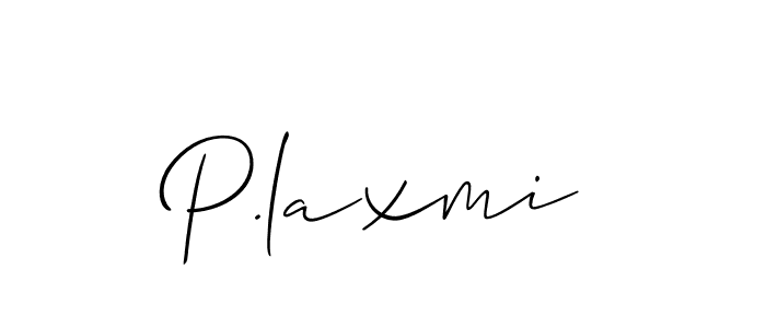 Best and Professional Signature Style for P.laxmi. Allison_Script Best Signature Style Collection. P.laxmi signature style 2 images and pictures png