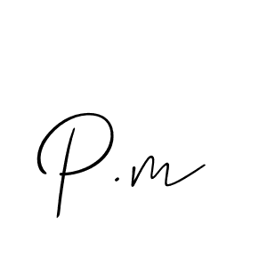 You can use this online signature creator to create a handwritten signature for the name P.m. This is the best online autograph maker. P.m signature style 2 images and pictures png