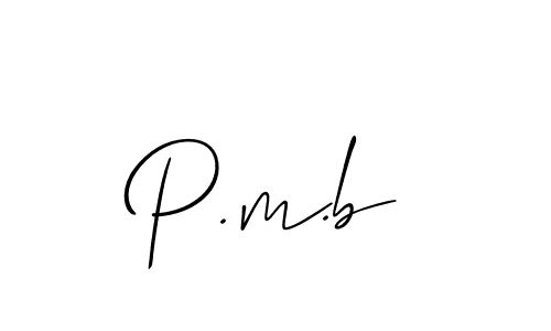 Here are the top 10 professional signature styles for the name P.m.b. These are the best autograph styles you can use for your name. P.m.b signature style 2 images and pictures png