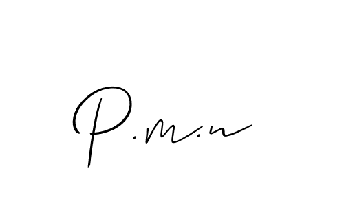 You can use this online signature creator to create a handwritten signature for the name P.m.n. This is the best online autograph maker. P.m.n signature style 2 images and pictures png