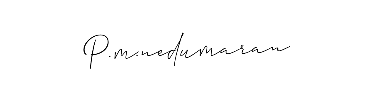 Make a beautiful signature design for name P.m.nedumaran. Use this online signature maker to create a handwritten signature for free. P.m.nedumaran signature style 2 images and pictures png