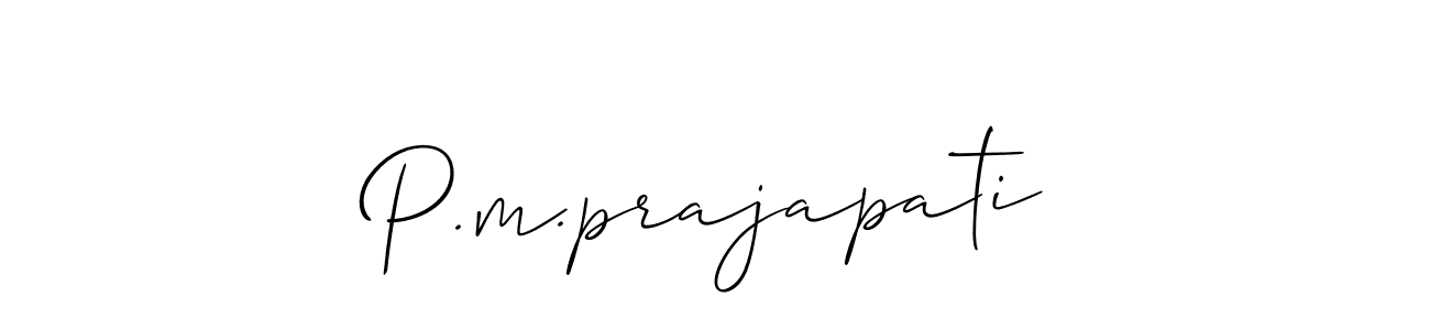 You should practise on your own different ways (Allison_Script) to write your name (P.m.prajapati) in signature. don't let someone else do it for you. P.m.prajapati signature style 2 images and pictures png