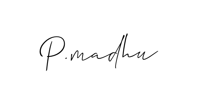 Once you've used our free online signature maker to create your best signature Allison_Script style, it's time to enjoy all of the benefits that P.madhu name signing documents. P.madhu signature style 2 images and pictures png
