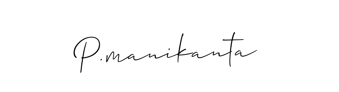 Similarly Allison_Script is the best handwritten signature design. Signature creator online .You can use it as an online autograph creator for name P.manikanta. P.manikanta signature style 2 images and pictures png