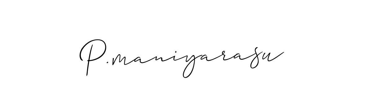 This is the best signature style for the P.maniyarasu name. Also you like these signature font (Allison_Script). Mix name signature. P.maniyarasu signature style 2 images and pictures png