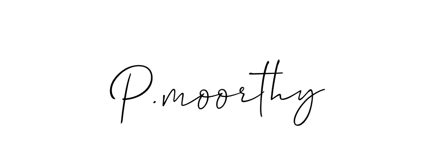 How to Draw P.moorthy signature style? Allison_Script is a latest design signature styles for name P.moorthy. P.moorthy signature style 2 images and pictures png