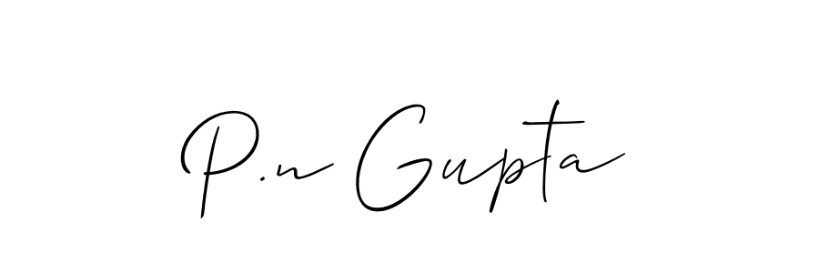 How to make P.n Gupta name signature. Use Allison_Script style for creating short signs online. This is the latest handwritten sign. P.n Gupta signature style 2 images and pictures png