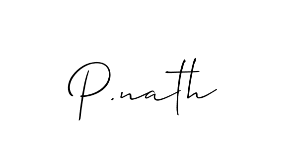 if you are searching for the best signature style for your name P.nath. so please give up your signature search. here we have designed multiple signature styles  using Allison_Script. P.nath signature style 2 images and pictures png