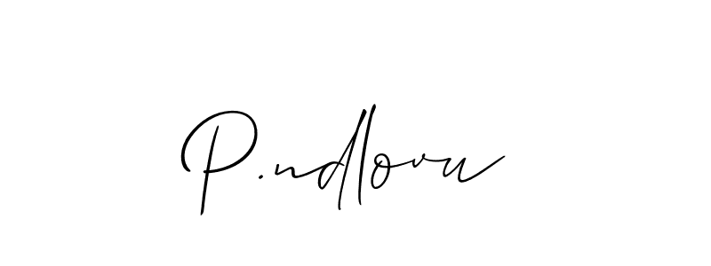 It looks lik you need a new signature style for name P.ndlovu. Design unique handwritten (Allison_Script) signature with our free signature maker in just a few clicks. P.ndlovu signature style 2 images and pictures png