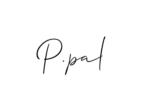 if you are searching for the best signature style for your name P.pal. so please give up your signature search. here we have designed multiple signature styles  using Allison_Script. P.pal signature style 2 images and pictures png