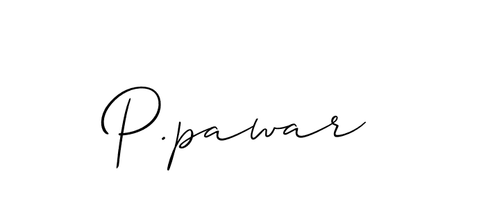 Make a short P.pawar signature style. Manage your documents anywhere anytime using Allison_Script. Create and add eSignatures, submit forms, share and send files easily. P.pawar signature style 2 images and pictures png