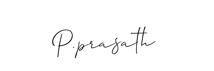 P.prasath stylish signature style. Best Handwritten Sign (Allison_Script) for my name. Handwritten Signature Collection Ideas for my name P.prasath. P.prasath signature style 2 images and pictures png